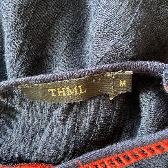 {THML} Navy Tank with Red Detailing - Medium - Picture 3 of 5